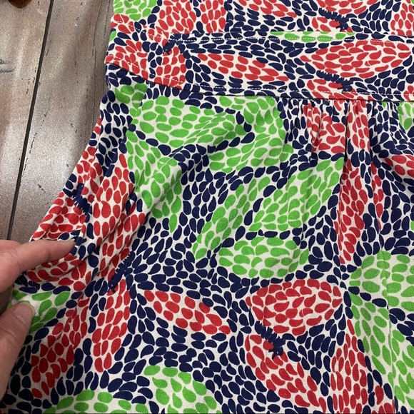 Lilly Pulitzer Red Green Tunic Top Dress Small - Picture 3 of 5